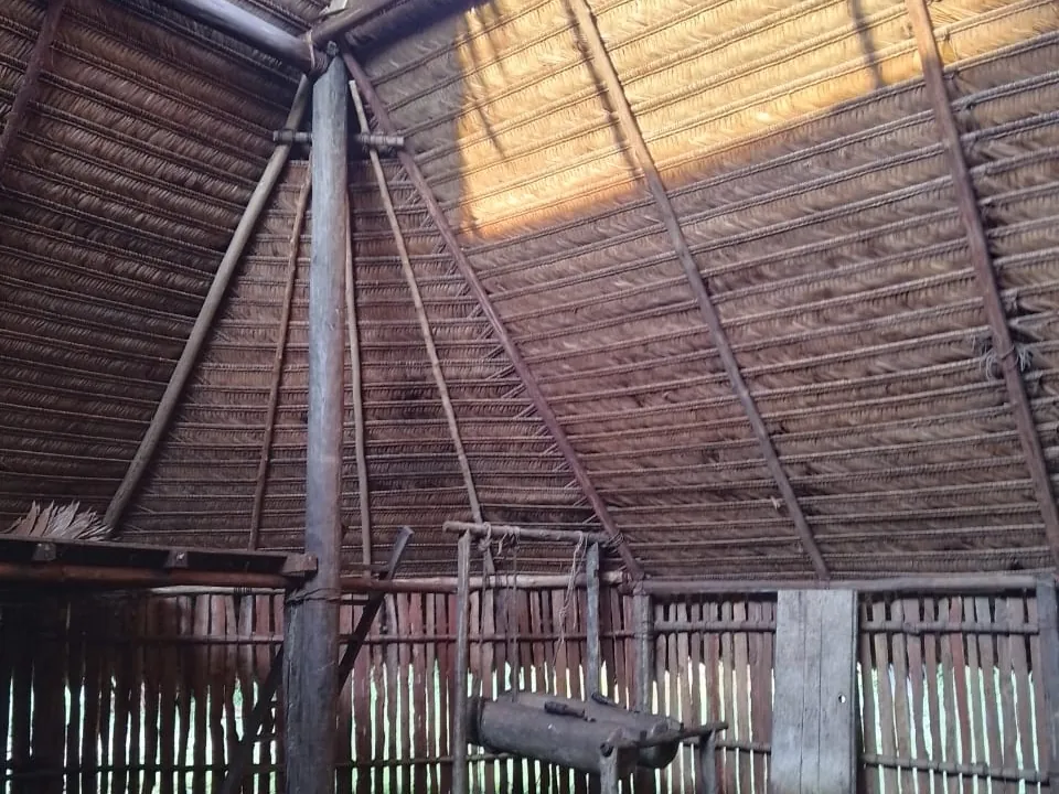 Interior de la maloca tradicional